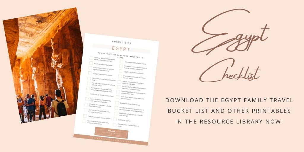Download my FREE printable Egypt bucket list