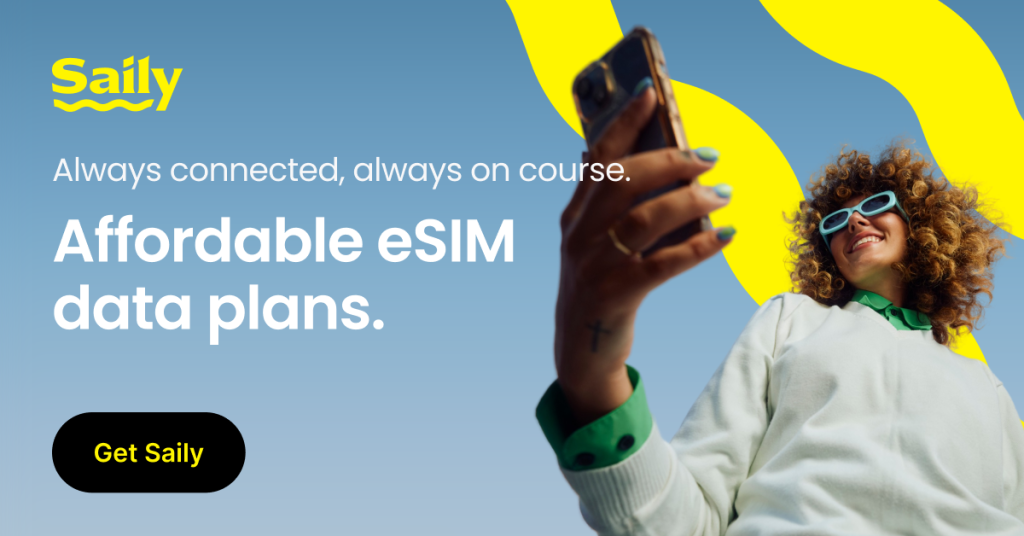 Get affordable eSims from Saily by clicking this button