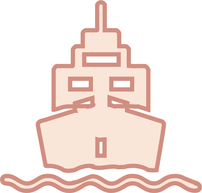 drawing of a ferry