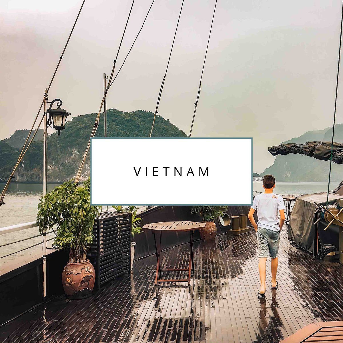 Cover image with the text "Vietnam" clicking this image will bring you to the Vietnam family travel guides on Sas Crossing Countries.