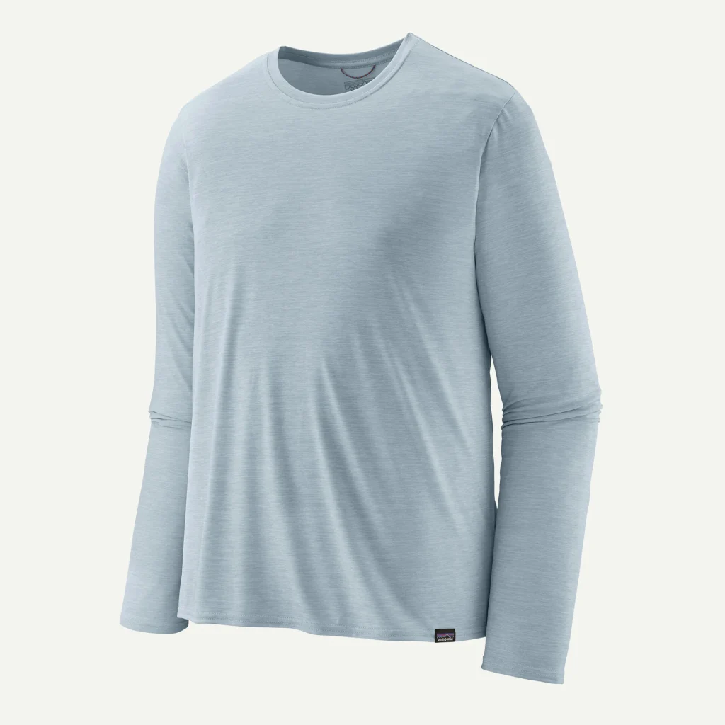 A product image for a men's long sleeve from the brand Patagonia. Clicking this image will take you to the product page