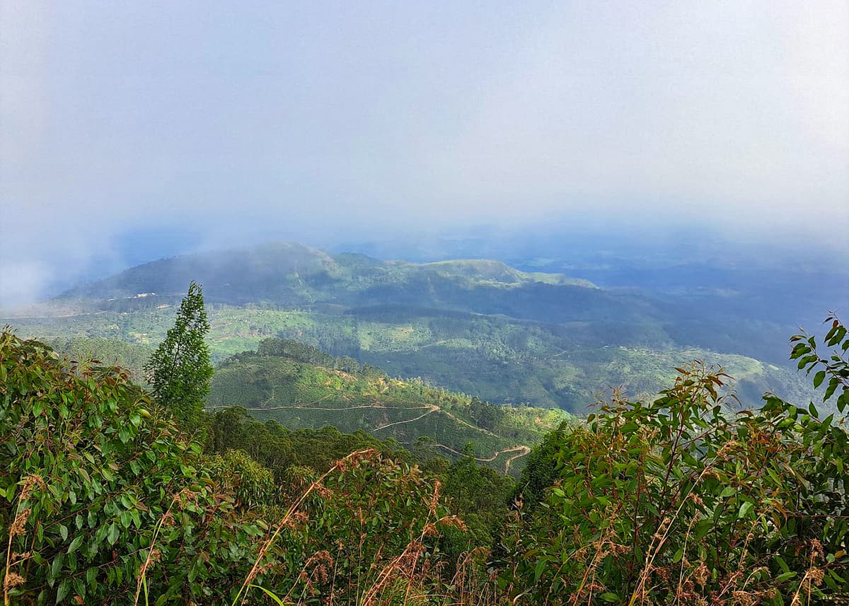 Magnificent view from Lipton Seat. It is slightly overcast